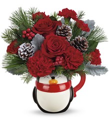 Send A Hug North Pole Penguin from Swindler and Sons Florists in Wilmington, OH